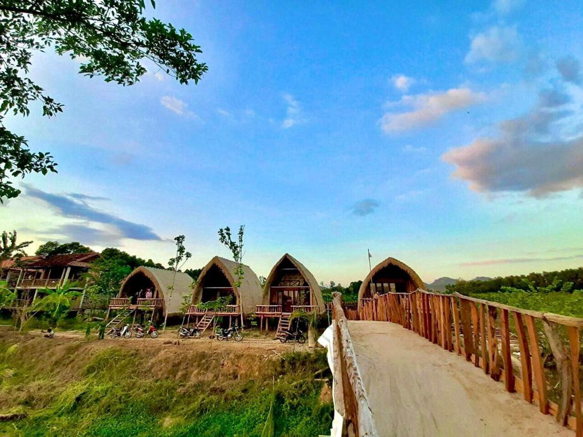 Rice Straw Green Lodge- Resort Quan Tom Extérieur photo