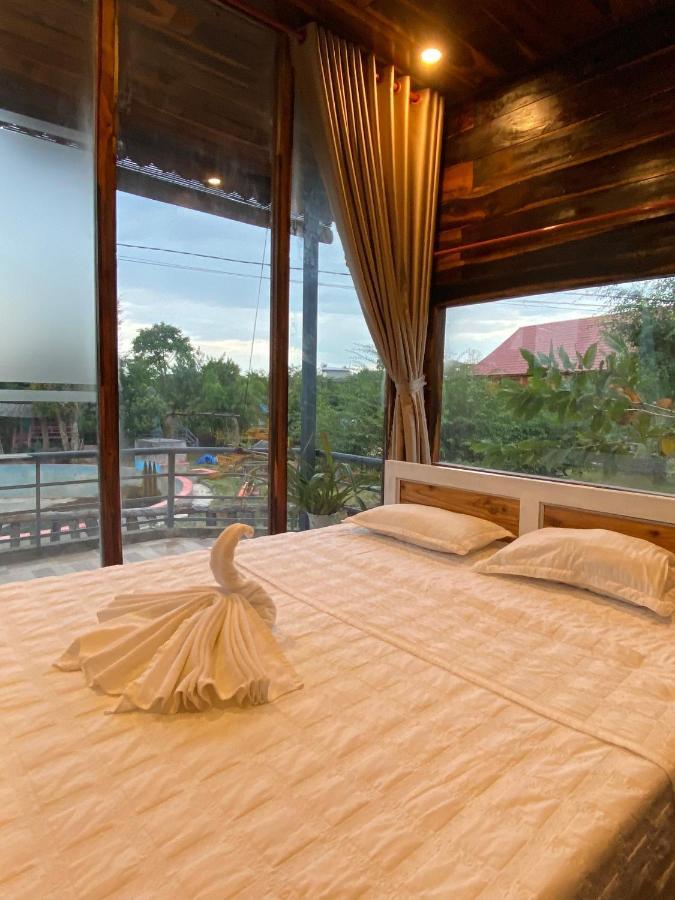 Rice Straw Green Lodge- Resort Quan Tom Extérieur photo